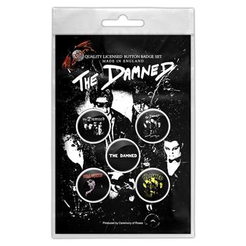 Damned (The) Young, Hot, Loud And Stiff Button Pin Set