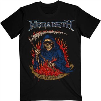 Megadeth Youthanasia Flames T-Shirt