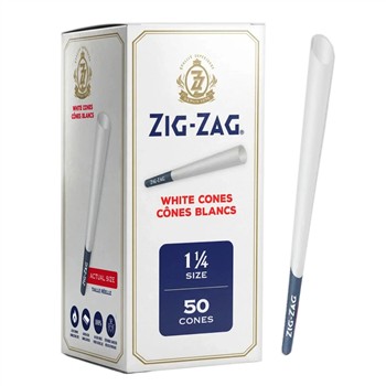  ZIG-ZAG MINI BULK WHITE KING CONES