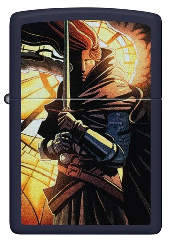  ZIPPO ABSTRACT KNIGHT DESIGN