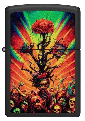  ZIPPO ABSTRACT ZOMBIE DESIGN