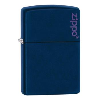  Navy Matte With Logo Zippo