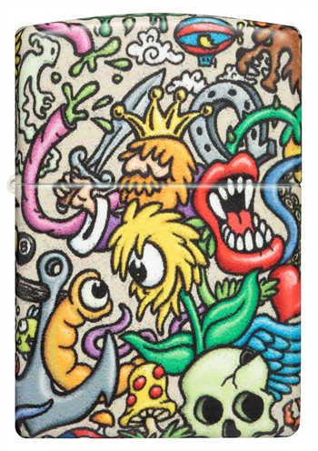  ZIPPO CRAZY COLLAGE DESIGN