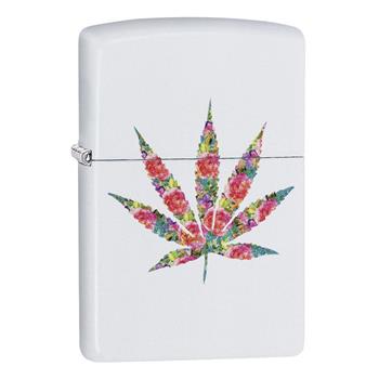  ZIPPO FLORAL WEED DESIGN
