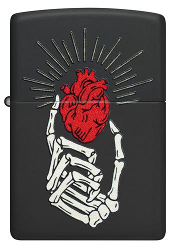  ZIPPO HEART IN HAND DESIGN