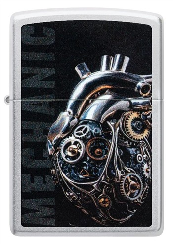  ZIPPO MECHANICAL HEART DESIGN