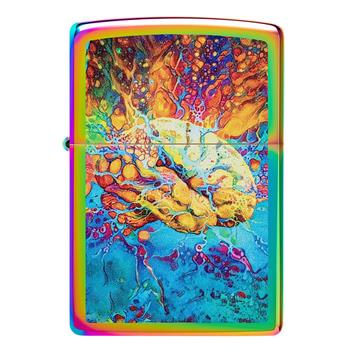  Psychedelic Brain Zippo