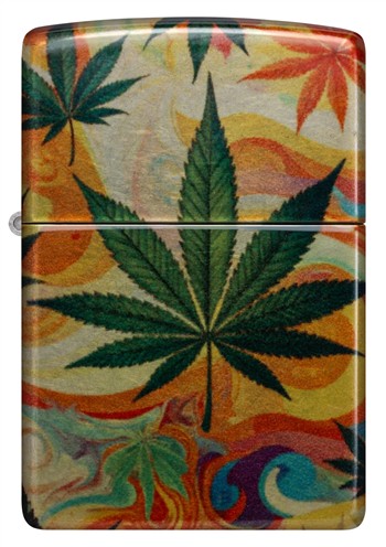  ZIPPO PSYCHEDELIC LEAVES