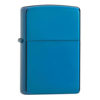  High Polish Sapphire Blue Zippo