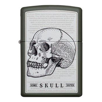  Anatomy Skull Zippo