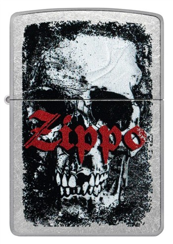  ZIPPO SKULL DESIGN