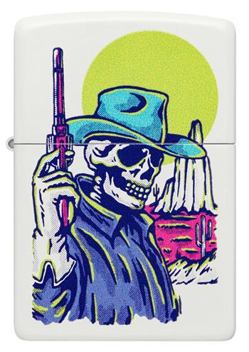  ZIPPO WILD WEST SKELETON DESIGN